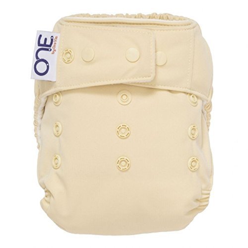 GroVia O.N.E. Reusable Baby Cloth Diaper (Vanilla)