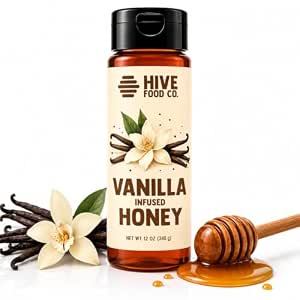 HIVE Food Co. Infused Honey - Vanilla - 12 oz Squeeze Bottle