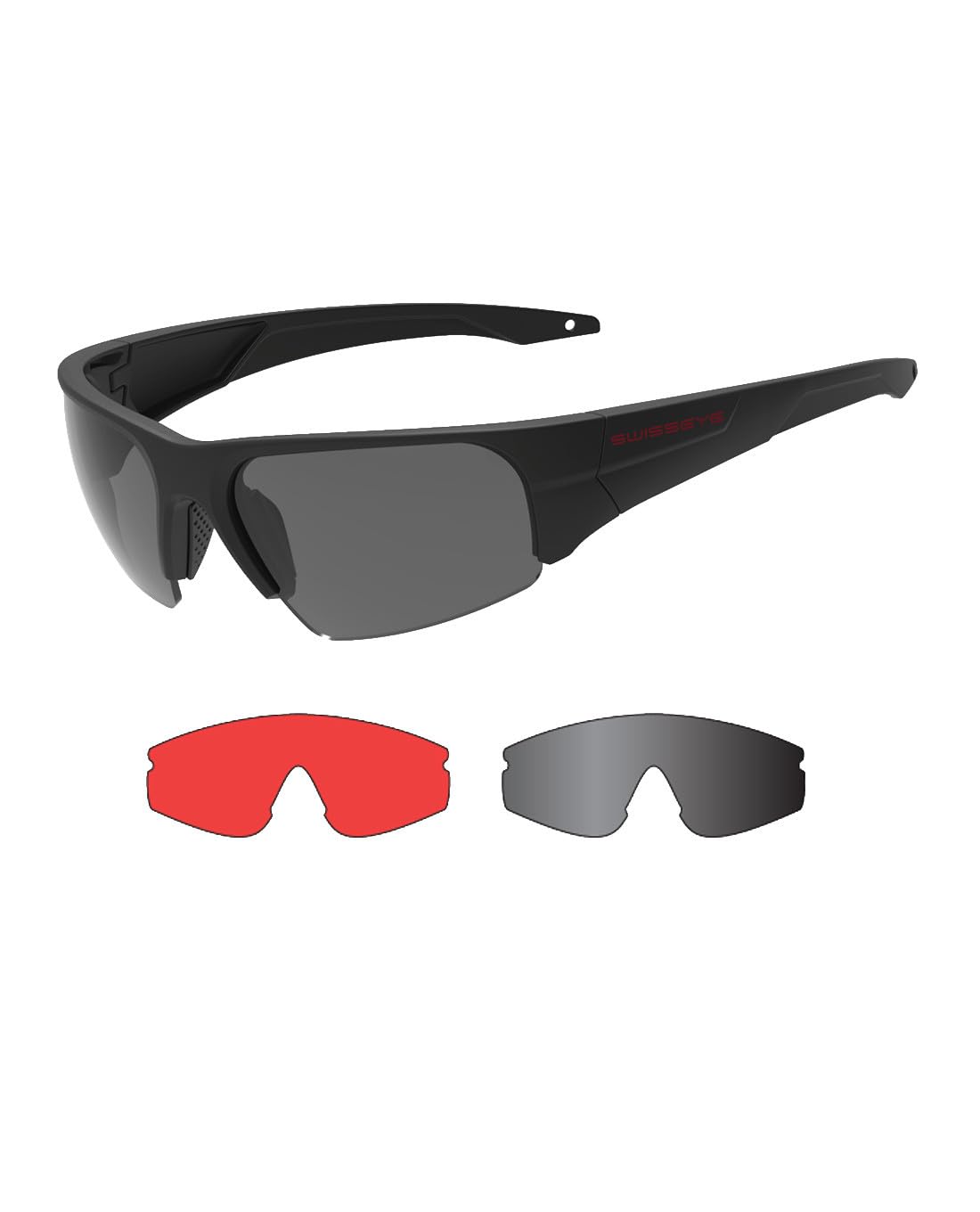 SWISSEYE Viper V620 czarne taktyczne okulary przeciwsłoneczne, ochrona przed promieniowaniem UV