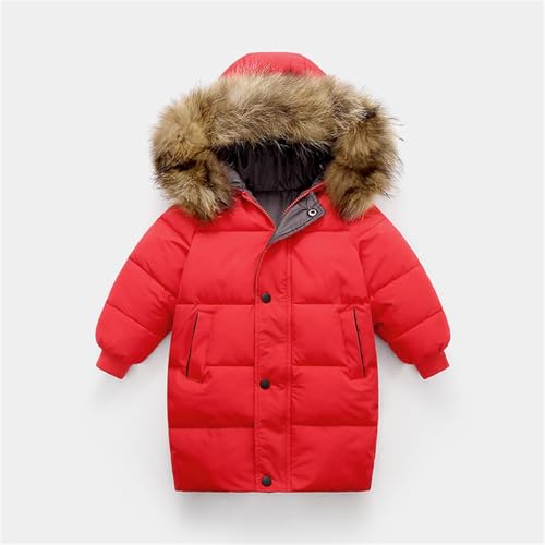 Girls Winter Puffer Coat Faux Fur Hooded Zip Up Jacket Casual Thick Warm Winter Long Outerwear Clothes Snowsuit Coats4