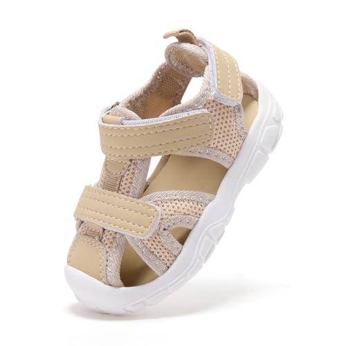 Image of BMCiTYBM Baby Boy Girl Closed Toe Summer Toddler Sandals Lightweight Shoes Infant Non-Slip First Walking Sneakers 6 9 12 18 24 Months 2-3 Years