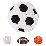 Eyand Fussball Kissen - Soft Ballkissen für Schlafzimmer-Dekoration, Fußball Kissen Fußball-Liebhaber (17.7x17.7inch)