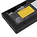 VHS C Cassette Adapter, Video Cassette Player for S VHS C and Tapes, Not Compatible with 8mm / MiniDV / Hi8, Playback and Recording Function, One Key Control