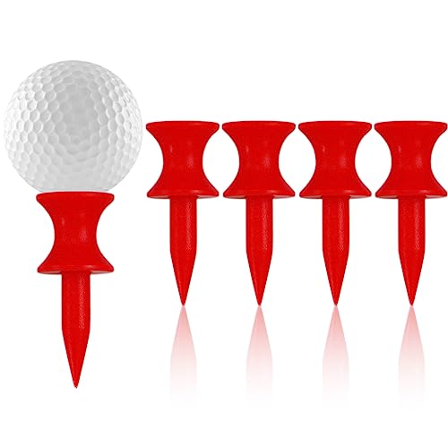 100 Pcs Golf Tees, 32MM Plastic Golf Tees, Castle Tees Small