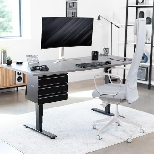 Image of VIVO 16 in Slide Out Dual Tier Storage Drawer, Under Desk 3 Layer Organizer, Black, DESK-DR03