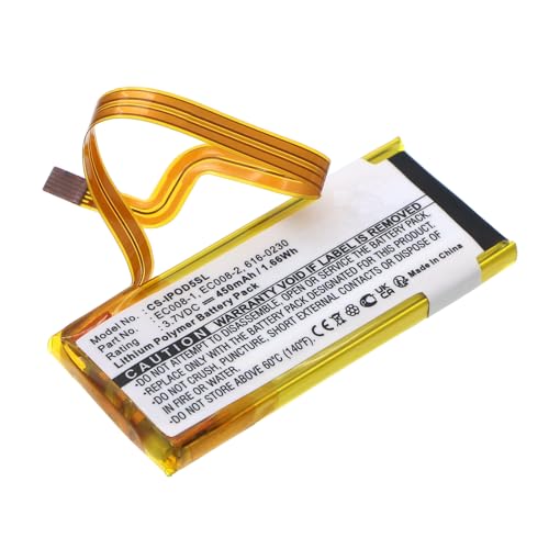 Battery for iPod EC008 EC008-1 EC008-2 616-0230 616-0229 616-0227 616-0412 616-0392