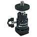 Cam Caddie® 360° Metal / Steel Mini Ball Head with Lock and Hot Shoe Adapter - Most Versatile Ball Head available with All 3 Mounting Options: Flash Shoe, ¼” – 20 Threaded Post + ¼” -20 Socket