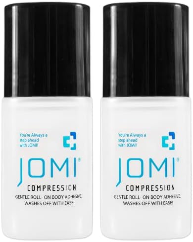 Premium Roll On Body Glue for Skin, Liquid Fashion Tape, Butt Glue for Dancers, Body Glue for Clothes & Fashion, Sweat Resistant Skin Adhesive, Sock Glue, Wig Glue, Residue Free, Made in USA