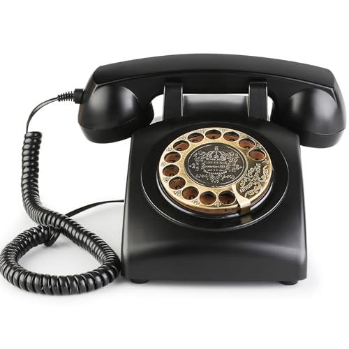 Sangyn-Retro-Rotary-Telephones-for-Landline-Phones-Classic-Antique-Wired-Antique-Phone-with-Mechanical-Doorbell-for-Home-Office-for-Decoration