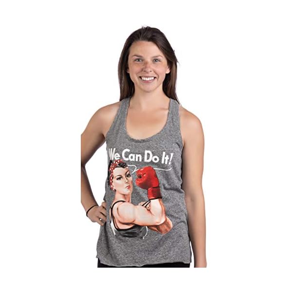 Rosie-The-Boxer-Funny-Riveter-Kickboxing-Kick-Boxing-Racerback-Tank-Top-for-Women Rosie The Boxer | Funny Riveter Kickboxing Kick Boxing Racerback Tank Top for Women-(Racerback,2XL)
