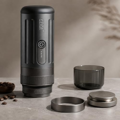 Image of Xpresso CERA+ Barista MAX 58mm Portable Espresso Machine with Handbag, 20 Bar App Controlled Coffee Maker Machine for Home & Travel
