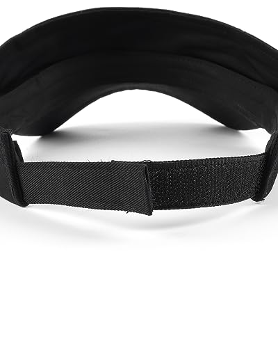 Image of Zylioo XXL Oversize Visor Hat,Large Athletic Cotton Sports Visor,Adjustable Small Solid Color Sun Cap
