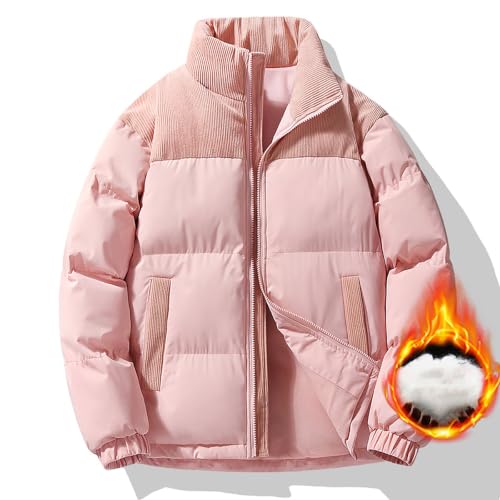 Puffer Coats for Women Fall Winter Thicken Warm Stand Collar Puffer Jackets - image 6
