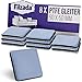 Filzada® 8x Teflongleiter Selbstklebend - 50 x 50 mm (eckig) - Profi Möbelgleiter/Teppichgleiter PTFE (Teflon)