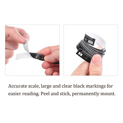 Cinta métrica adhesiva métrica 100 cm impermeable miniatura 2