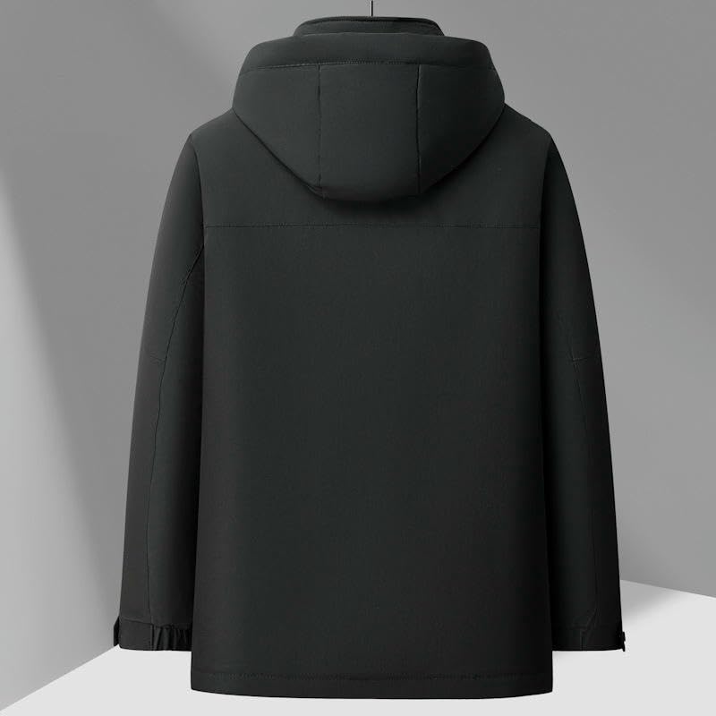 Chaqueta acolchada de hombre con forro interior abrigo grueso 2