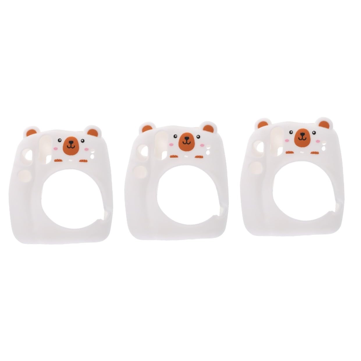 Mikikit Custodia Per Fotocamera 3 Pezzi Custodia In Silicone Custodia Per Fotocamera Portatile In Silicone Custodia Per Fotocamera Resistente Borsa Per Fotocamera Copertura Per Fotocamera
