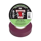NSI WW-716-VT WarriorWrap General 7 mil Vinyl Electrical Tape, 3/4' Width, 60' Length, Violet