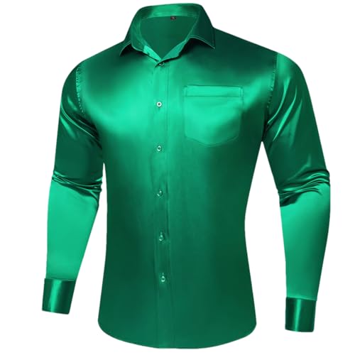 Chemise en satin lisse de prestige pour homme taille 47 costume de cérémonie