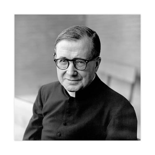 Póster de San Josemaria Escriva para dormitorio, lienzo decorativo para pared, oficina, habitación, decoración estética, regalo, sin marco, 60 x 60 cm