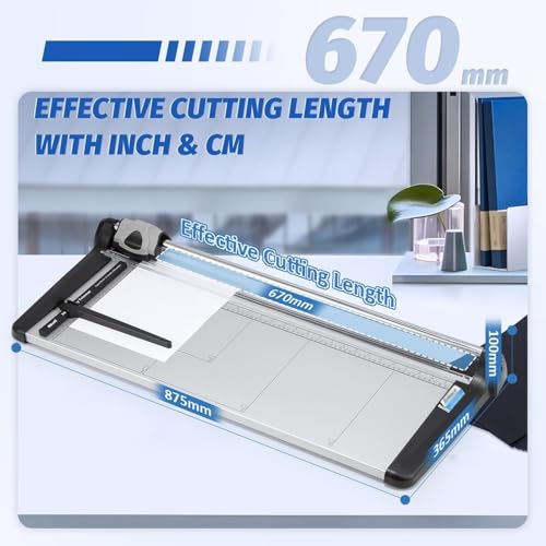Guillotine coupe-papier de précision rotatif A2 pour 15 feuilles