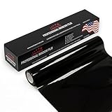 United Universal Black Window Tint Film 24' x 100' – 5% VLT 1Ply Dyed PET Car Tint...