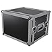 ProX X-8UE 8U Deluxe Effects Rack Case 14 In Deep Rail to Rail