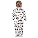 Emelivor Plaid Bus Car Baby Newborn Pajamas Outfits Long Sleeve Footed Pjs for Boys Girls