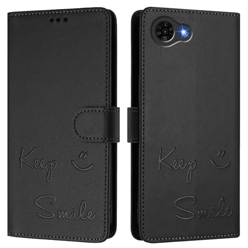 �X�}�z�P�[�X �Ή��@�� for ZTE Nubia S2e / A597ZT / Nubia S2R / S2 Lite �J�[�h�X���b�g �}�O�l�b�g�N���X�v�t���b�v�X�^���h�E�H���b�g�J�o�[ Black