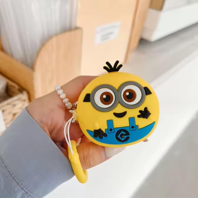 Image of Valente Silicone Case Cover for Samsung Galaxy Buds FE (2023), Buds 2 Pro (2022), Buds 2 (2021), Buds Pro (2021), and Buds Live (2020) (Minions)