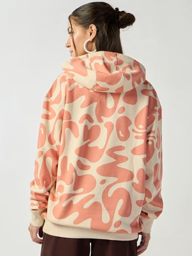 Image of Bewakoof Women's Fleece Oversized Fit Hoodies | Hoodie for Women Winter Wear