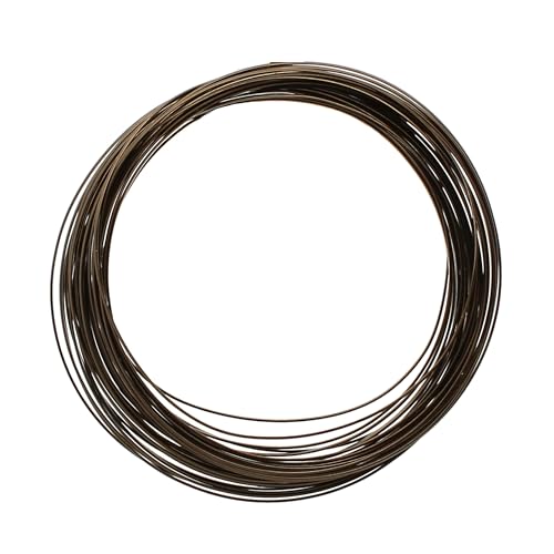 Fil de bricolage demi-rond Beadsmith couleur bronze pour façonner des bijoux de style bohème