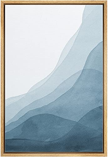 Abstract Blue Gradient Overlay