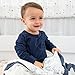 aden + anais Silky Soft Bamboo Viscose Baby Blanket, Crib Bedding for Newborn Baby and Toddler, Nursery Blanket for Boys and Girls, Baby Registry and Shower Gift - Stargaze