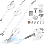 10-in-1 Steam Mop with Detachable Handheld Steamer, Multi & Up Steamer for Cleaning with 350ml Tank,10s Heat-Up, 7M Cord, 120℃ 1200W Powerful Floor Steam Mop for Hardwood Floors, Grout, Carpet