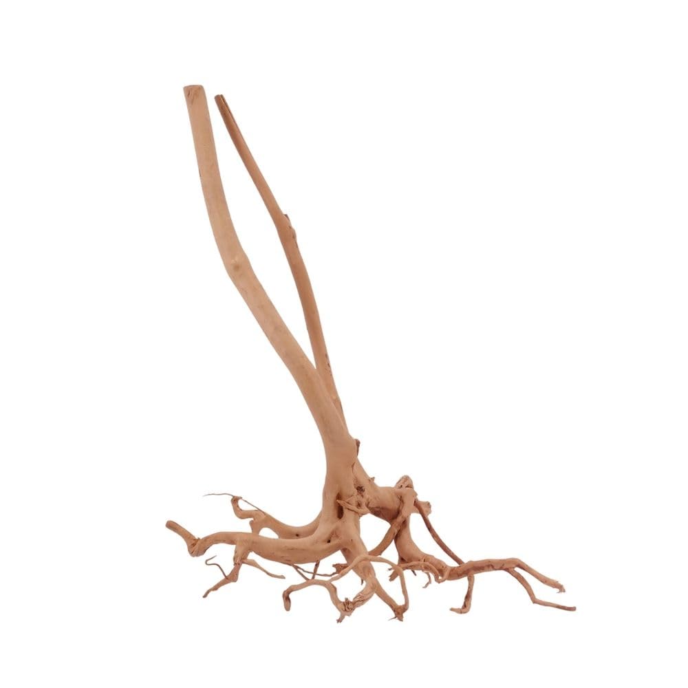 AquaOne Stump radice n. 8907 - Decorazione per acquario, radice in legno, decorazione per acquario, paesaggio, mangrove, moorkie, muschio, naturale, vero legno