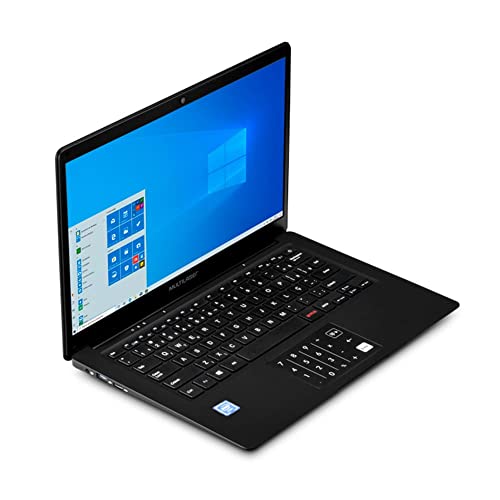 Notebook Multilaser Legacy Book, com Windows 10 Home, Intel Celeron 4GB 64GB, Tela 14,1′ Preto Tecla Netflix – PC250