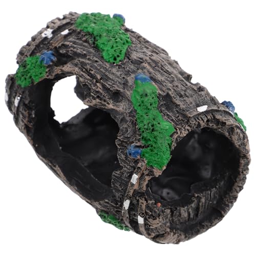 Totority 水槽の装飾 水槽装飾 水槽用バレル 水族館の洞窟 エビは隠れています 水槽の隠れ場所 エビの隠れ家の洞窟の繁殖の皮 水族館の装飾洞窟 テラリウムの装飾 魚の隠れ家水族館 樹脂