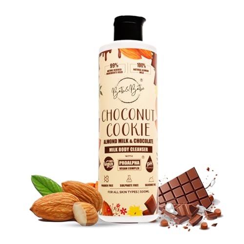 Image of Bath&Bathe's Choconut Cookie - Chocolate & Almond Milk Body Cleanser 500 ml