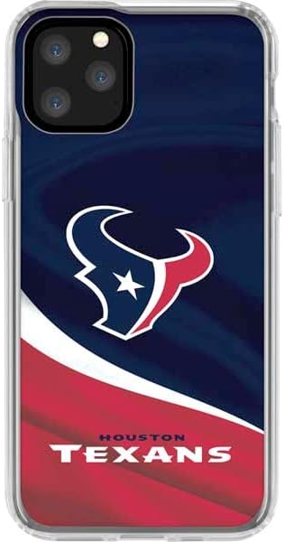 Skinit Clear Phone Case Compatible with iPhone 11 Pro - Officially Licensed NFL Houston Texans Design