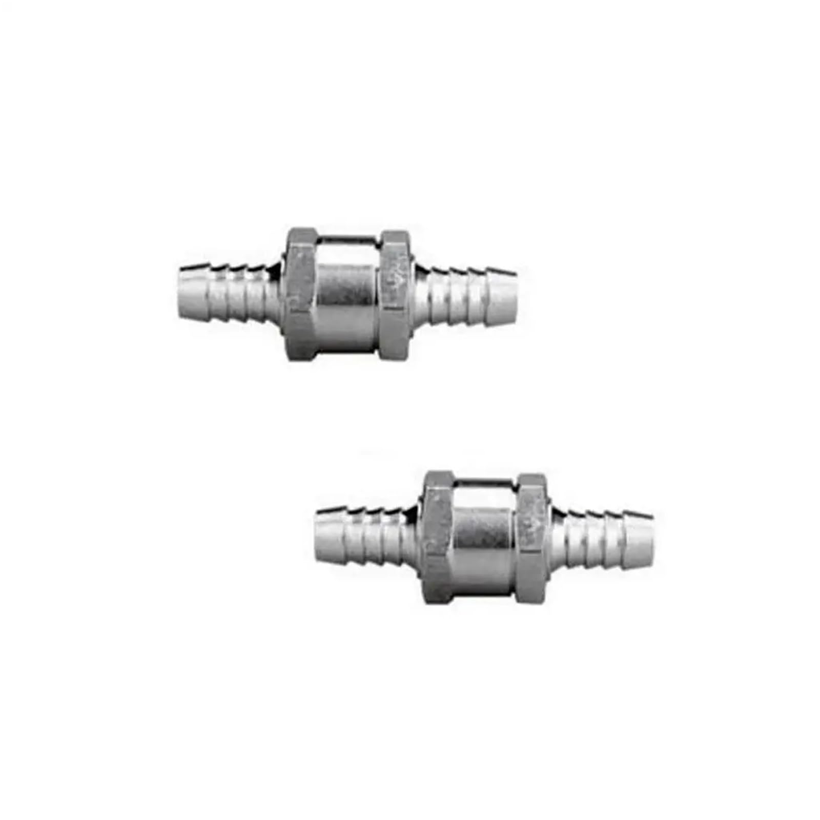 2 Pcs 6mm Non Return Line 1-Way Check Valve(8mm)