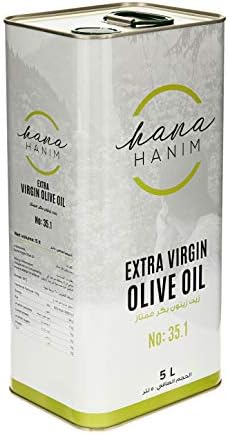 HANAHANIM Turkish Extra Virgin Olive Oil 5L | No: 35.1 | Filtered | Single Estate | December 2025 Harvest [Production Date: 6/December/2025]