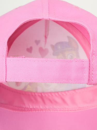 Nickelodeon Girls' Paw Patrol Baseball Cap - Skye, Marshall, Everest Curved Brim Strap Back Hat (Size 2T-7), Size 4-7 Years, Paw Patrol Group Pink #TOP2