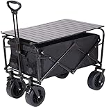 ピクニック用手押し車 多機能折りたたみ車