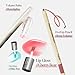 Espoir Plumpies OverLip Pencil #3 Rose Volume│MLBB Color Lip Liner with Plumping Effects, Sharpener Included for Define Fine Lines, Softly Blended with Creamy Texture, Natural Korean Makeup