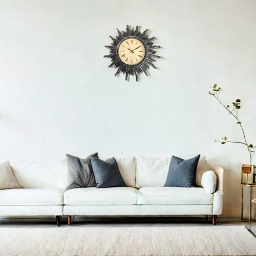 Horloge murale décorative ICE Armor idée cadeau originale chiffres romains - 3