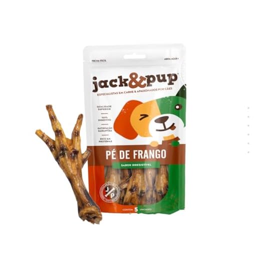 Pé De Frango Pe de Galinha Saboroso Petisco Snack Para Cães Petisco Para Cachorros - Jack & Pup