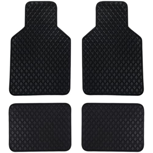 Tapis de sol de voiture en cuir imperméables et universels Toddmomy pour auto
