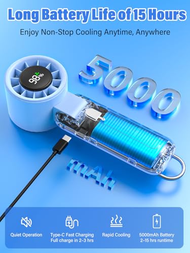Portable Camping Fan Rechargeable LED