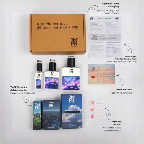 Image of TMPerfumehouse Le Man EDP for Men | Fresh, Aromatic & Long Lasting Perfume Spray | Warmspicy, Vanilla & Lavender Fragrance | Luxury Gift for Him | TMPH | 50ml